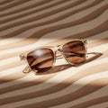 Sunglasses on Zebra Print Background Royalty Free Stock Photo