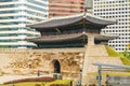 Sungnyemun, south great gate of old seoul city in south korea