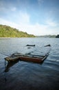 Sunken Boats in a Lake