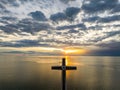 Sunken Cemetery in Camiguin Island. Philippines.