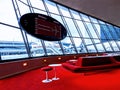 The sunken lounge at the TWA hotel