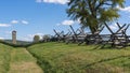 The Sunken Road at Antietam National Battlefield marks the site of one of the bloodiest battles of the American Civil War. Royalty Free Stock Photo