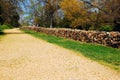 The Sunken Road and stone wall, Fredericksburg Virginia