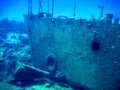 Sunken wreck of the Oro Verde Royalty Free Stock Photo