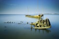 Sunken wrecks Royalty Free Stock Photo