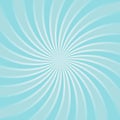 Sunlight abstract background. blue spiral color burst background. Vector illustration. Royalty Free Stock Photo