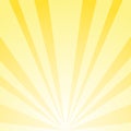 Sunlight abstract background. Bright yellow color burst background. Vector illustration. Royalty Free Stock Photo