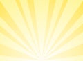 Sunlight abstract background. Bright yellow color burst background. Vector illustration Royalty Free Stock Photo