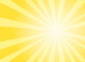 Sunlight abstract background. Bright yellow color burst background. Vector illustration Royalty Free Stock Photo