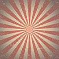 Sunlight abstract background. Red and beige burst background. Vector illustration Royalty Free Stock Photo