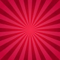 Sunlight abstract background. Red burst background. Vector illustration. Sun beam ray sunburst pattern Royalty Free Stock Photo