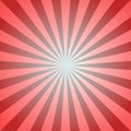 Sunlight abstract background. Red burst background. Vector illustration. Royalty Free Stock Photo