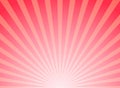 Sunlight abstract background. red color burst background. Vector illustration Royalty Free Stock Photo