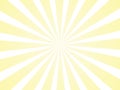 Sunlight abstract yellow background. Retro bright backdrop with sun rays vector illustration