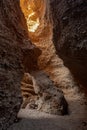 Sunlight Begins To Enter Archway Room In Sidewinder Canyon
