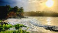 Sunlight breaks after a Thunderstorm