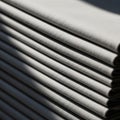 Sunlight casts shadows across the layers highlighting the ridges Royalty Free Stock Photo