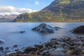 Sunlight on Ennerdale Water, Cumbria, the Lake District, England Royalty Free Stock Photo