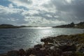 Calm Sea in FrÃÂ¸ya - Norway Royalty Free Stock Photo