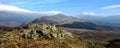 Sunlight on the Harter Fell Royalty Free Stock Photo