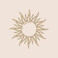sunlight icon vector Royalty Free Stock Photo