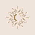 sunlight icon vector Royalty Free Stock Photo