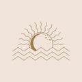 sunlight icon vector Royalty Free Stock Photo