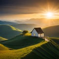 sunlight morning horizon yellow sky hill landscape nature sunset field cloud mountain dawn sunrise evening dusk sea grass plain