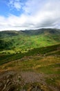 Sunlight over the Easdale Valley Royalty Free Stock Photo