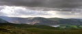 Sunlight over the summit over Ennerdale