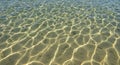 Sunlight patterns on clear water surface Royalty Free Stock Photo