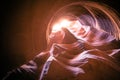 Spiral rock formations in Antelope Canyon Arizona