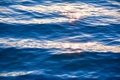 The sunlight that is reflected in the sea water in Boracay Royalty Free Stock Photo
