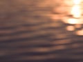 sunlight reflected on water surface at river for nature abstract background. Royalty Free Stock Photo