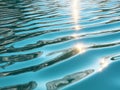 Sunlight reflecting on tranquil water surface Royalty Free Stock Photo