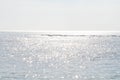 Sunlight Reflection on The Sea Surface Royalty Free Stock Photo