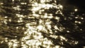 Sunlight that reflects the sparkling water surface Royalty Free Stock Photo