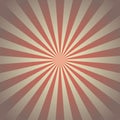 Sunlight retro faded background. Pale red and beige color burst background Royalty Free Stock Photo