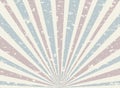 Sunlight retro faded grunge background. Faded red, blue beige color burst background Royalty Free Stock Photo