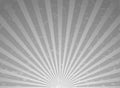 Sunlight retro faded grunge background. Gray color burst background. Vector illustration Royalty Free Stock Photo