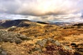 Low clouds over the Eastern Fells Royalty Free Stock Photo