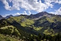 Sunlight and Shadows on the Alps of Liechtenstein