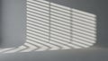 Sunlight Shadows Through Window Blinds Creating Pattern Royalty Free Stock Photo