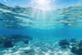 Sunlight shining through clear water, suitable for nature themes Royalty Free Stock Photo