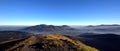 Sunlight on Skiddaw and Blencathra Royalty Free Stock Photo