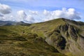 Sunlight on the slopes of Dale Head Royalty Free Stock Photo