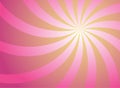 Sunlight spiral abstract background. pink burst background. Vector illustration Royalty Free Stock Photo