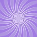 Sunlight spiral abstract background. purple burst background. Vector illustration. Royalty Free Stock Photo