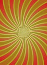 Sunlight spiral background. Red and green color burst background. Fantasy Vector illustration Royalty Free Stock Photo