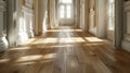 Sunlight Streaming Through Hallway